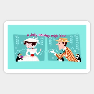 jolly holiday Sticker